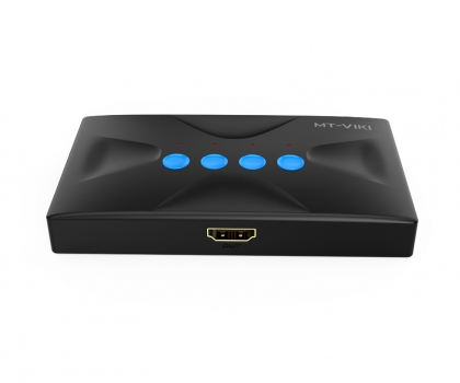 4進(jìn)1出手動4K HD KVM切換器（TYK-401HS）
