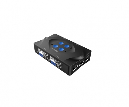 4進1出手動VGA KVM切換器（TYK-401VS）