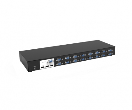 16進(jìn)1出手動(dòng)VGA KVM切換器（TYK-1601VS）