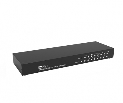 16進(jìn)1出手動(dòng)VGA KVM切換器（TYK-1601VS）
